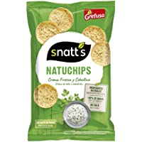 Los mejores  - Grefusa Snatts Natuchips Crema Fresca y Cebollino- 85g